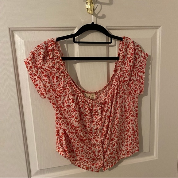 Womens Magic Midnight Short Sleeved Buttoned Top - Picture 2 of 3